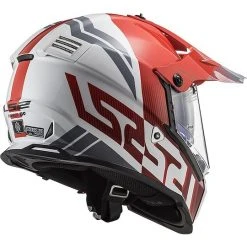 Cross Enduro Helm Offroad Moto Ls2 MX436 PIONEER EVO Evolve Rot Weiß -Ls2 Elegant Boutique cross enduro helm offroad moto ls2 mx436 pioneer evo evolve rot weiss 86367