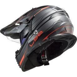 Cross Enduro Helm Offroad Moto Ls2 MX436 PIONEER EVO Ritter Fluo Orange Titanium -Ls2 Elegant Boutique cross enduro helm offroad moto ls2 mx436 pioneer evo ritter fluo orange titanium 86343