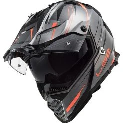 Cross Enduro Helm Offroad Moto Ls2 MX436 PIONEER EVO Ritter Fluo Orange Titanium -Ls2 Elegant Boutique cross enduro helm offroad moto ls2 mx436 pioneer evo ritter fluo orange titanium 86344
