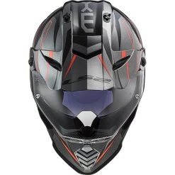 Cross Enduro Helm Offroad Moto Ls2 MX436 PIONEER EVO Ritter Fluo Orange Titanium -Ls2 Elegant Boutique cross enduro helm offroad moto ls2 mx436 pioneer evo ritter fluo orange titanium 86347