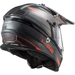 Cross Enduro Helm Offroad Moto Ls2 MX436 PIONEER EVO Ritter Fluo Orange Titanium -Ls2 Elegant Boutique cross enduro helm offroad moto ls2 mx436 pioneer evo ritter fluo orange titanium 86348