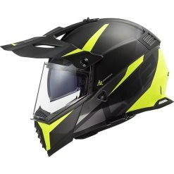 Cross Enduro Helm Offroad Moto Ls2 MX436 PIONEER EVO Router Schwarz Matt Gelb Fluo -Ls2 Elegant Boutique cross enduro helm offroad moto ls2 mx436 pioneer evo router schwarz matt gelb fluo 86370