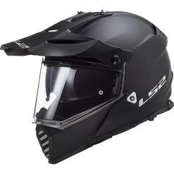 Cross Enduro Helm Offroad Moto Ls2 MX436 PIONEER EVO Solid Matt Schwarz