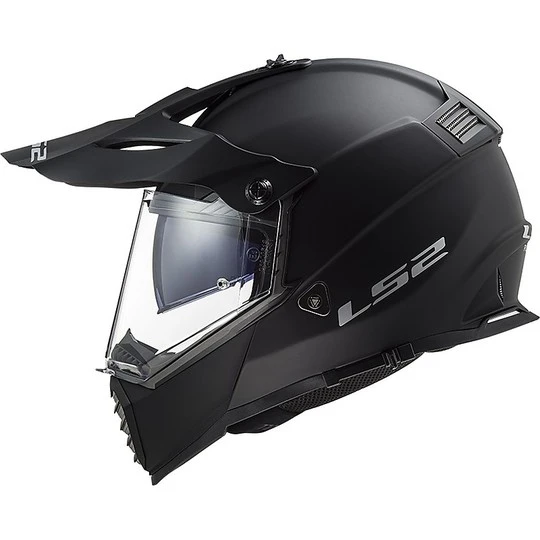 Cross Enduro Helm Offroad Moto Ls2 MX436 PIONEER EVO Solid Matt Schwarz 5 Cross Enduro Helm Offroad Moto Ls2 MX436 PIONEER EVO Solid Matt Schwarz – Bild 3