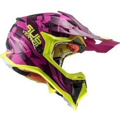 Cross Enduro Helm Offroad Moto Ls2 MX470 SUBVERTER Troop Pink Matt Gelb Fluo -Ls2 Elegant Boutique cross enduro helm offroad moto ls2 mx470 subverter troop pink matt gelb fluo 86310