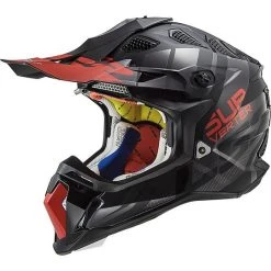 Cross Enduro Helm Offroad Moto Ls2 MX470 SUBVERTER Troop Schwarz Matt Rot