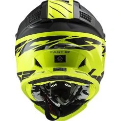 Cross Enduro Motorradhelm Ls2 MX437 FAST EVO Roar Matt Schwarz Gelb Fluo -Ls2 Elegant Boutique cross enduro motorradhelm ls2 mx437 fast evo roar matt schwarz gelb fluo 86429