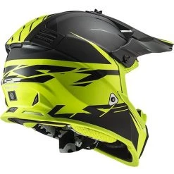 Cross Enduro Motorradhelm Ls2 MX437 FAST EVO Roar Matt Schwarz Gelb Fluo -Ls2 Elegant Boutique cross enduro motorradhelm ls2 mx437 fast evo roar matt schwarz gelb fluo 86431