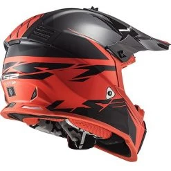 Cross Enduro Motorradhelm Ls2 MX437 FAST EVO Roar Schwarz Matt Rot -Ls2 Elegant Boutique cross enduro motorradhelm ls2 mx437 fast evo roar schwarz matt rot 86418