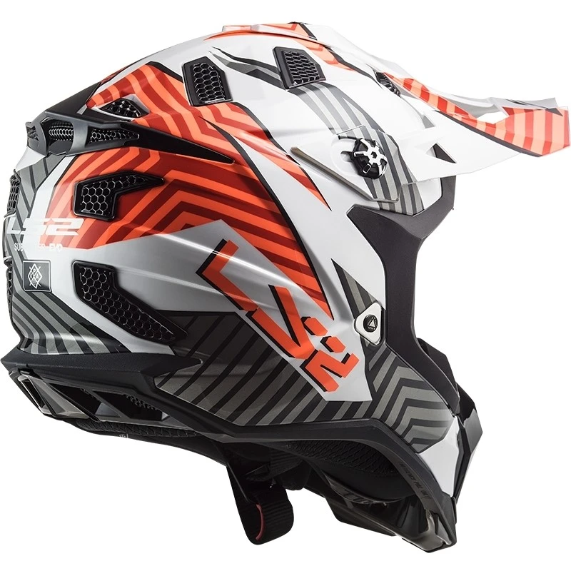 Cross Enduro Motorradhelm Offroad Ls2 MX700 Subverter Evo ASTRO Weiß Orange 6 Cross Enduro Motorradhelm Offroad Ls2 MX700 Subverter Evo ASTRO Weiß Orange – Bild 4