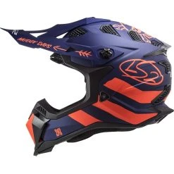 Cross Enduro Motorradhelm Offroad Ls2 MX700 Subverter Evo CARGO Blau Orange Fluo Matt -Ls2 Elegant Boutique cross enduro motorradhelm offroad ls2 mx700 subverter evo cargo blau orange fluo matt 106900