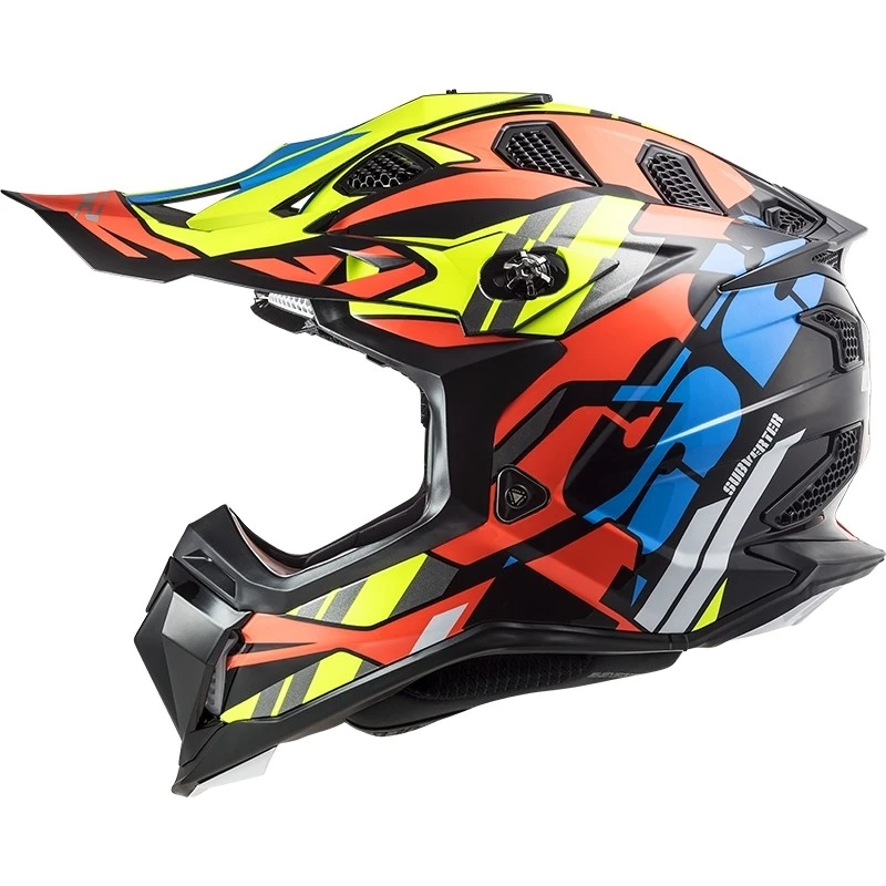 Cross Enduro Motorradhelm Offroad Ls2 MX700 Subverter Evo RASCAL Schwarz Orange Fluo 5 Cross Enduro Motorradhelm Offroad Ls2 MX700 Subverter Evo RASCAL Schwarz Orange Fluo – Bild 3