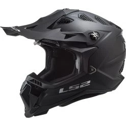 Cross Enduro Motorradhelm Offroad Ls2 MX700 Subverter Evo SOLID Matt Schwarz
