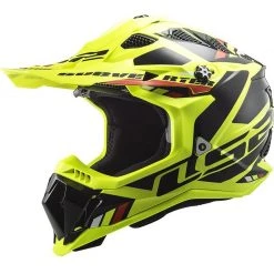 Cross Enduro Motorradhelm Offroad Ls2 MX700 SUBVERTER EVO Stomp Yellow Fluo Black