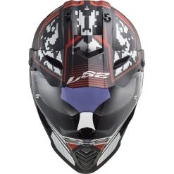 Cross Enduro Offroad Moto Helm Ls2 MX436 PIONIER EVO Saturn Schwarz Rot Matt -Ls2 Elegant Boutique cross enduro offroad moto helm ls2 mx436 pionier evo saturn schwarz rot matt 113181