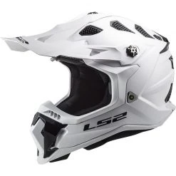 Cross Enduro Offroad Motorradhelm Ls2 MX700 Subverter Evo SOLID Weiß