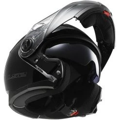 Doppelmasken-Modular Motorrad Helm LS2 FF325 Strobe Glanz Schwarz -Ls2 Elegant Boutique doppelmasken modular motorrad helm ls2 ff325 strobe glanz schwarz 86217