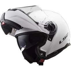 Doppelmasken-Modular Motorrad Helm LS2 FF325 Strobe Glossy White -Ls2 Elegant Boutique doppelmasken modular motorrad helm ls2 ff325 strobe glossy white 86198