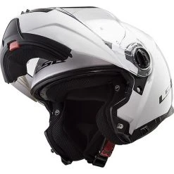 Doppelmasken-Modular Motorrad Helm LS2 FF325 Strobe Glossy White -Ls2 Elegant Boutique doppelmasken modular motorrad helm ls2 ff325 strobe glossy white 86202