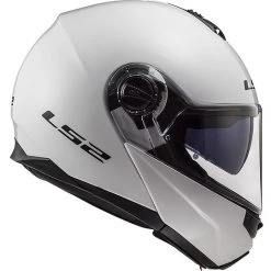 Doppelmasken-Modular Motorrad Helm LS2 FF325 Strobe Glossy White -Ls2 Elegant Boutique doppelmasken modular motorrad helm ls2 ff325 strobe glossy white 86207
