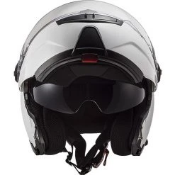 Doppelmasken-Modular Motorrad Helm LS2 FF325 Strobe Glossy White -Ls2 Elegant Boutique doppelmasken modular motorrad helm ls2 ff325 strobe glossy white 86212
