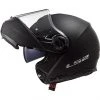 Doppelmasken-Modular Motorrad Helm LS2 FF325 Strobe Matt Schwarz