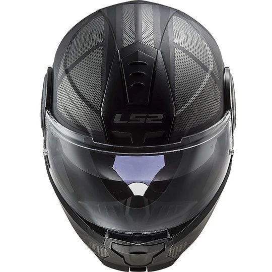 Doppelvisier-Motorrad-Baukastenhelm Ls2 FF902 SCOPE Axis Black Titanium 6 Doppelvisier-Motorrad-Baukastenhelm Ls2 FF902 SCOPE Axis Black Titanium – Bild 4