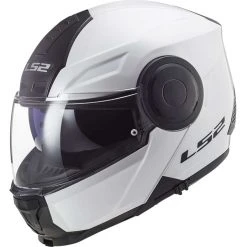 Doppelvisier-Motorrad-Baukastenhelm Ls2 FF902 SCOPE Solid White