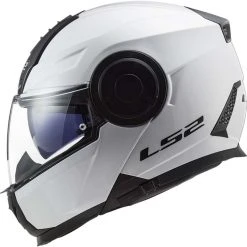 Doppelvisier-Motorrad-Baukastenhelm Ls2 FF902 SCOPE Solid White -Ls2 Elegant Boutique doppelvisier motorrad baukastenhelm ls2 ff902 scope solid white 138779