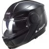 Doppelvisier-Motorrad-Modularhelm Ls2 FF902 SCOPE Solid Glossy Black -Ls2 Elegant Boutique doppelvisier motorrad modularhelm ls2 ff902 scope solid glossy black 138783