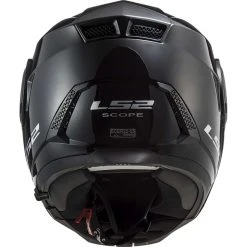 Doppelvisier-Motorrad-Modularhelm Ls2 FF902 SCOPE Solid Glossy Black -Ls2 Elegant Boutique doppelvisier motorrad modularhelm ls2 ff902 scope solid glossy black 138790