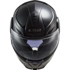 Doppelvisier-Motorrad-Modularhelm Ls2 FF902 SCOPE Solid Glossy Black -Ls2 Elegant Boutique doppelvisier motorrad modularhelm ls2 ff902 scope solid glossy black 138791