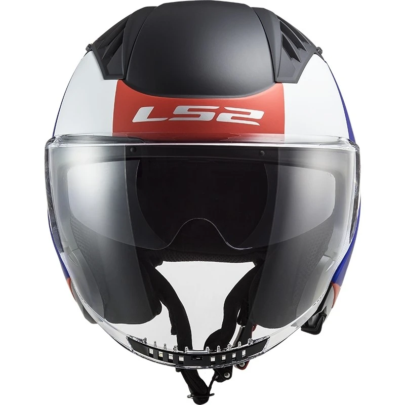 Doppelvisier Motorradhelm Jet Ls2 OF600 Copter URBANE Blau Rot 11 Doppelvisier Motorradhelm Jet Ls2 OF600 Copter URBANE Blau Rot – Bild 9
