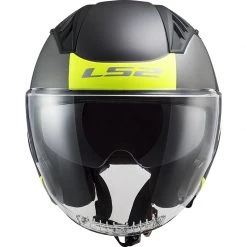 Doppelvisier Motorradhelm Jet Ls2 OF600 Copter URBANE Schwarz Gelb Fluo Matt -Ls2 Elegant Boutique doppelvisier motorradhelm jet ls2 of600 copter urbane schwarz gelb fluo matt 106859