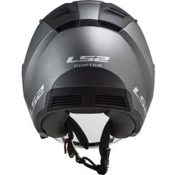 Doppelvisier Motorradhelm Jet Ls2 OF600 Solid Copter Matt Titanium -Ls2 Elegant Boutique doppelvisier motorradhelm jet ls2 of600 solid copter matt titanium 106819