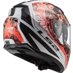 Full Face Motorradhelm Doppelvisier Ls2 FF320 STREM EVO Throne Weiß Orange -Ls2 Elegant Boutique full face motorradhelm doppelvisier ls2 ff320 strem evo throne weiss orange 85616