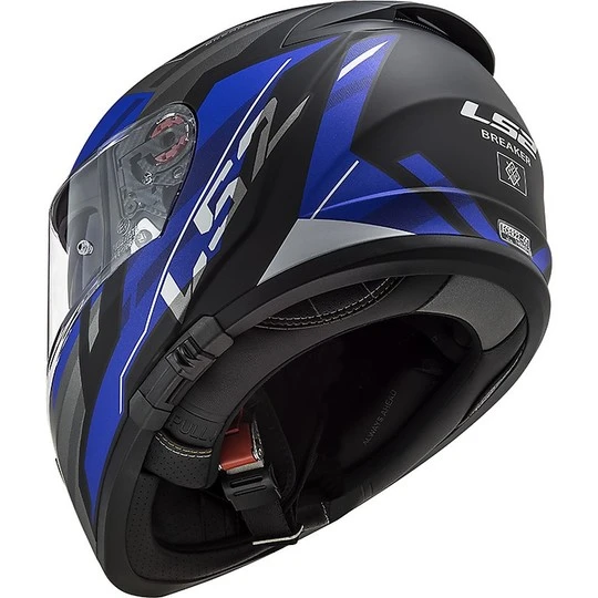 Full Face Motorradhelm Doppelvisier Ls2 FF390 BREAKER Beta Blau Matt 4 Full Face Motorradhelm Doppelvisier Ls2 FF390 BREAKER Beta Blau Matt – Bild 2