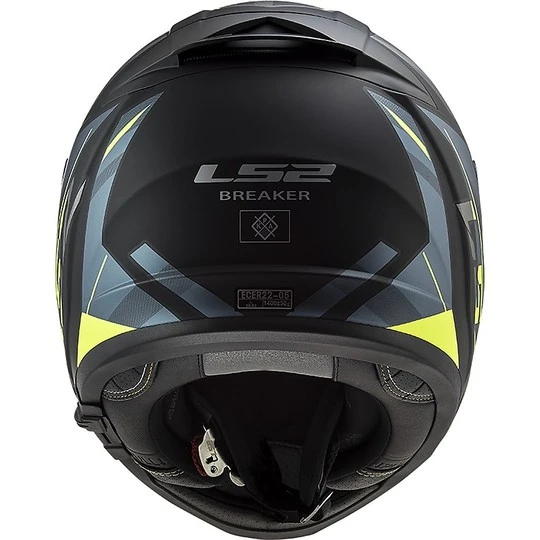 Full Face Motorradhelm Doppelvisier Ls2 FF390 BREAKER Beta Kobaltgelb Fluo Matt 6 Full Face Motorradhelm Doppelvisier Ls2 FF390 BREAKER Beta Kobaltgelb Fluo Matt – Bild 4