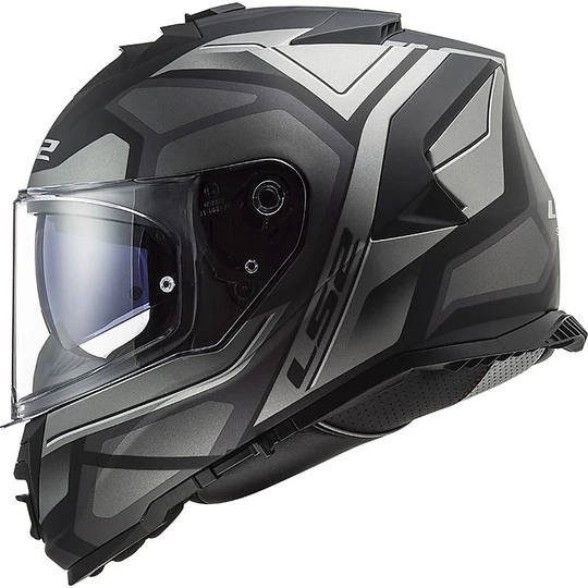 Full Face Motorradhelm Doppelvisier Ls2 FF800 STORM Faster Titanium Matt 4 Full Face Motorradhelm Doppelvisier Ls2 FF800 STORM Faster Titanium Matt – Bild 2