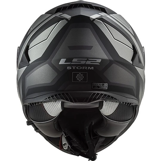 Full Face Motorradhelm Doppelvisier Ls2 FF800 STORM Faster Titanium Matt 5 Full Face Motorradhelm Doppelvisier Ls2 FF800 STORM Faster Titanium Matt – Bild 3