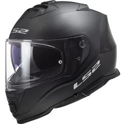 Full Face Motorradhelm Doppelvisier Ls2 FF800 STORM Solid Matt Schwarz