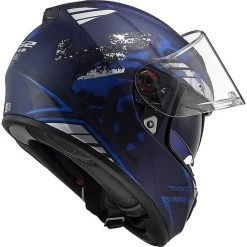 Full Face Motorradhelm In HPFC Ls2 FF397 VECTOR EVO Blau Matt Schablone -Ls2 Elegant Boutique full face motorradhelm in hpfc ls2 ff397 vector evo blau matt schablone 85432