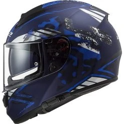 Full Face Motorradhelm In HPFC Ls2 FF397 VECTOR EVO Blau Matt Schablone -Ls2 Elegant Boutique full face motorradhelm in hpfc ls2 ff397 vector evo blau matt schablone 85433