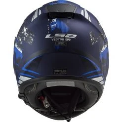 Full Face Motorradhelm In HPFC Ls2 FF397 VECTOR EVO Blau Matt Schablone -Ls2 Elegant Boutique full face motorradhelm in hpfc ls2 ff397 vector evo blau matt schablone 85435