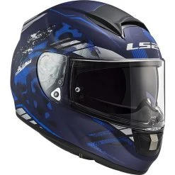 Full Face Motorradhelm In HPFC Ls2 FF397 VECTOR EVO Blau Matt Schablone -Ls2 Elegant Boutique full face motorradhelm in hpfc ls2 ff397 vector evo blau matt schablone 85437