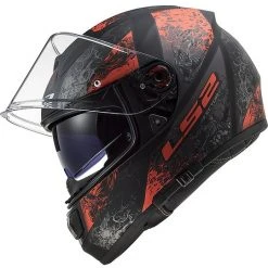Full Face Motorradhelm In HPFC Ls2 FF397 VECTOR EVO Swipe Schwarz Rot Matt -Ls2 Elegant Boutique full face motorradhelm in hpfc ls2 ff397 vector evo swipe schwarz rot matt 85479
