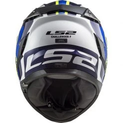 Full Face Motorradhelm In HPFC Touring Ls2 FF327 Challenger GALACTIC Weiß Blau Gelb -Ls2 Elegant Boutique full face motorradhelm in hpfc touring ls2 ff327 challenger galactic weiss blau gelb 106683