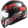 Full Face Motorradhelm Ls2 FF353 Rapid STRATUS Schwarz Rot Silber -Ls2 Elegant Boutique full face motorradhelm ls2 ff353 rapid stratus schwarz rot silber 106739