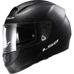 Helm Moto Integral Fiber LS2 FF397 Vector Mono Matt Black