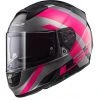 Helm Moto Integral Fiber-LS2 FF397 Vector Trident Titanium Rosa Doppel Visier -Ls2 Elegant Boutique helm moto integral fiber ls2 ff397 vector trident titanium rosa doppel visier 41170